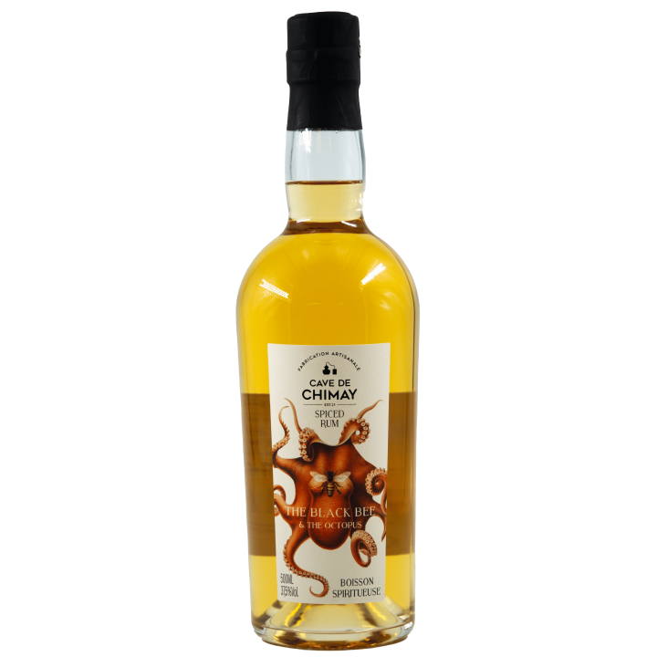 Rum de Chimay 50cL | Rhum au Miel d'Abeille Noire - Cave de Chimay