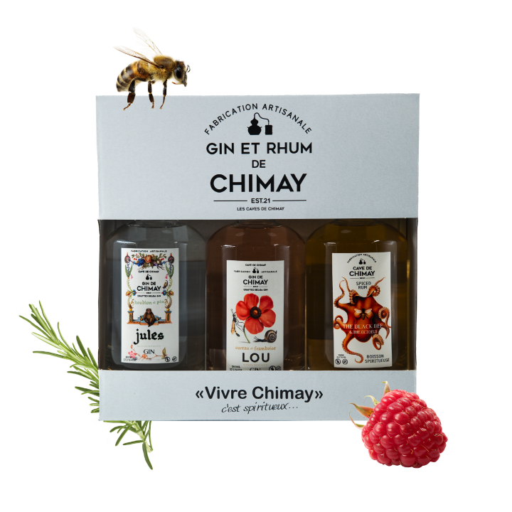 Coffret Découverte 3 x 20cL | Gins & Rum - Cave de Chimay