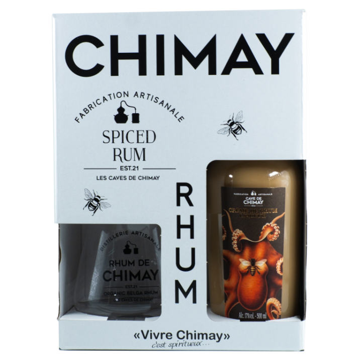 Coffret Crème de Rum 50cL + 1 Verre | Cadeau - Cave de Chimay