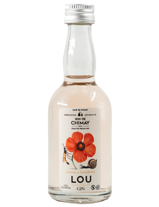 Lou Gin 5cL | Mignonnette Gin Floral Belge - Cave de Chimay Lou Gin 5cL | Mignonnette Gin Floral Belge - Cave de Chimay