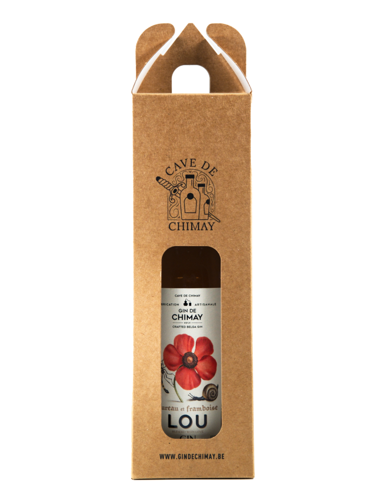 Pack Lou Gin 70cL | Étui Cadeau Gin au Sureau - Cave de Chimay Pack Lou Gin 70cL | Étui Cadeau Gin au Sureau - Cave de Chimay