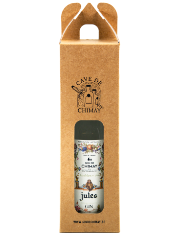 Pack Jules Gin 50cL | Coffret Cadeau Gin Belge - Cave de Chimay