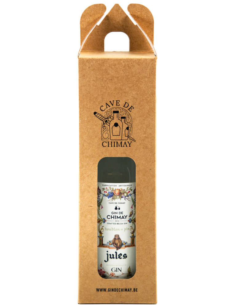Pack Jules Gin 70cL | Étui Cadeau Gin Artisanal - Cave de Chimay Pack Jules Gin 70cL | Étui Cadeau Gin Artisanal - Cave de Chimay