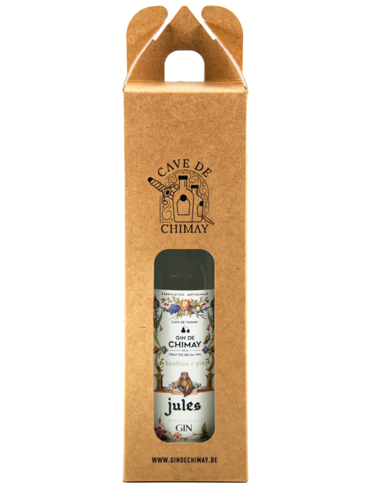Pack Jules Gin 70cL | Étui Cadeau Gin Artisanal - Cave de Chimay Pack Jules Gin 70cL | Étui Cadeau Gin Artisanal - Cave de Chimay