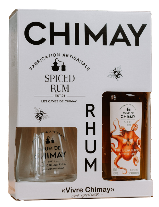 Coffret Rum de Chimay 50cL + 1 Verre | Cadeau Rhum - Cave de Chimay Coffret Rum de Chimay 50cL + 1 Verre | Cadeau Rhum - Cave de Chimay