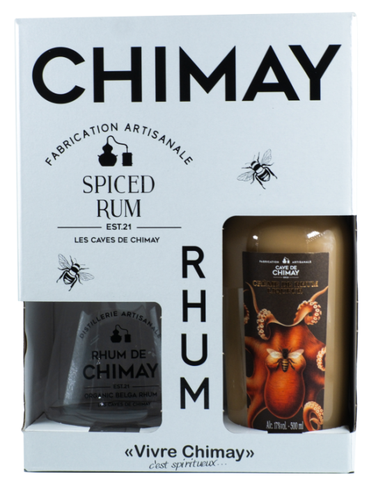 Coffret Crème de Rum 50cL + 1 Verre | Cadeau - Cave de Chimay Coffret Crème de Rum 50cL + 1 Verre | Cadeau - Cave de Chimay